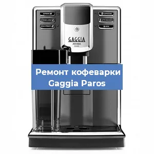 Чистка кофемашины Gaggia Paros от накипи в Новосибирске